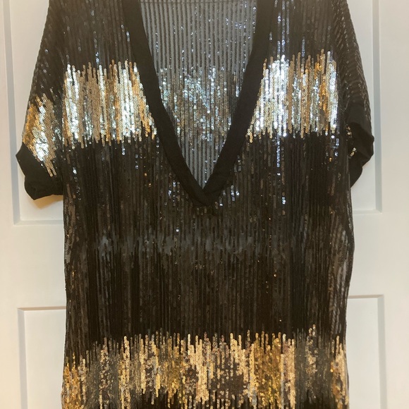 Inc holiday shimmer top. - Picture 3 of 3